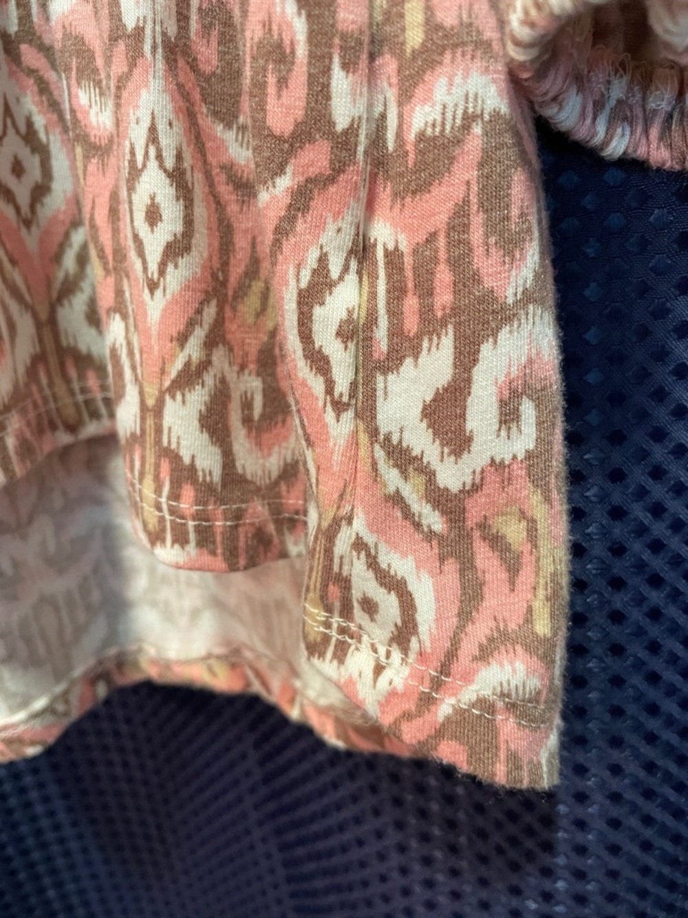 Wonderly Pink Cream Patterned Long Sleeve Blouse - Picture 14 of 15